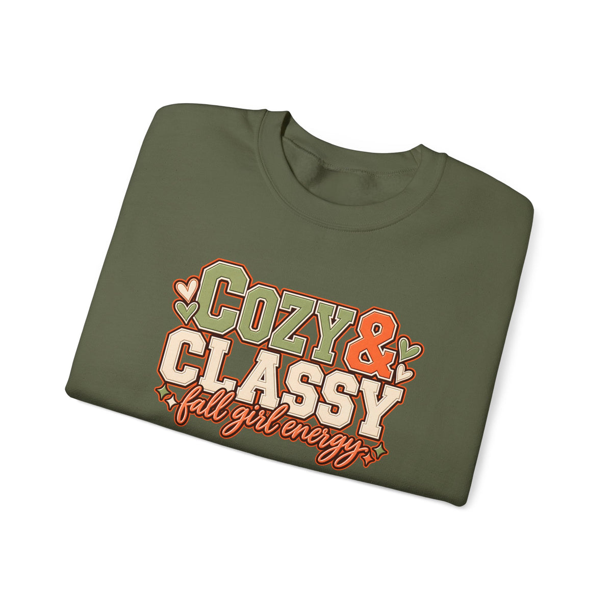 COZY & CLASSY FALL GIRL ENERGY SWEATER
