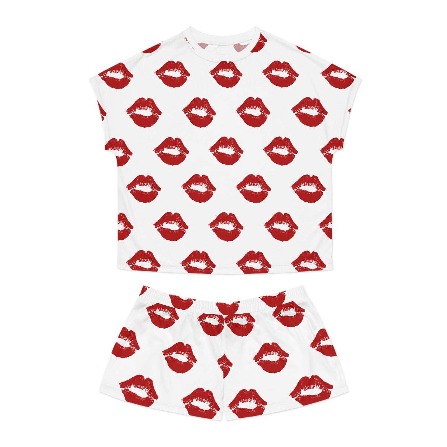 RED LIPS PAJAMA SET