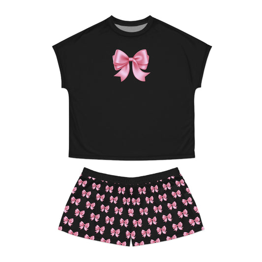 PINK BOW PAJAMA SET