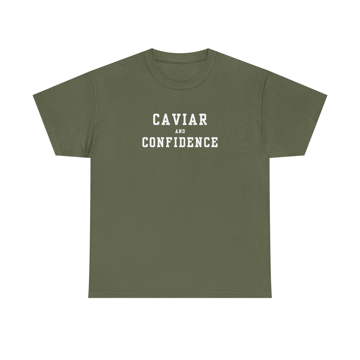 CAVIAR AND CONFIDENCE T-SHIRT