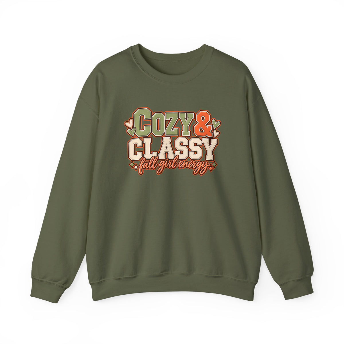 COZY & CLASSY FALL GIRL ENERGY SWEATER