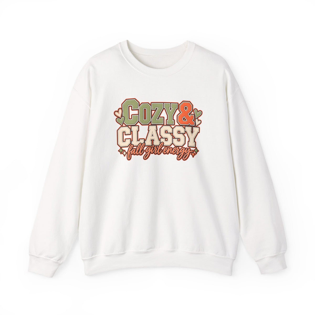 COZY & CLASSY FALL GIRL ENERGY SWEATER