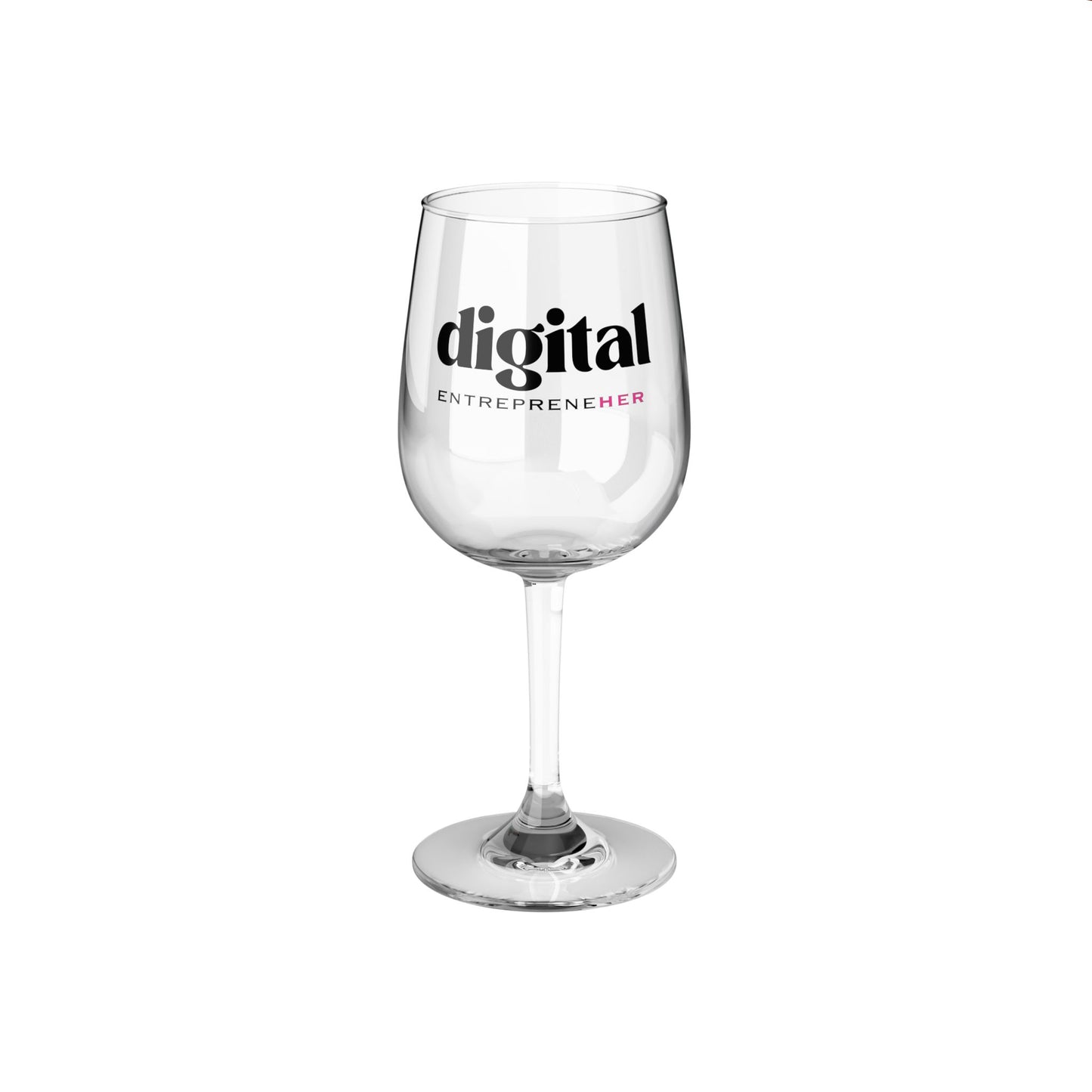 DIGITAL ENTREPRENEHER WINE GLASS