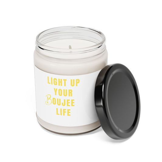 YELLOW LIGHT UP YOUR BOUJEE LIFE SCENTED CANDLE