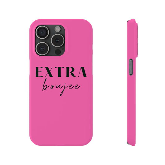 PINK EXTRA BOUJEE PHONE CASE