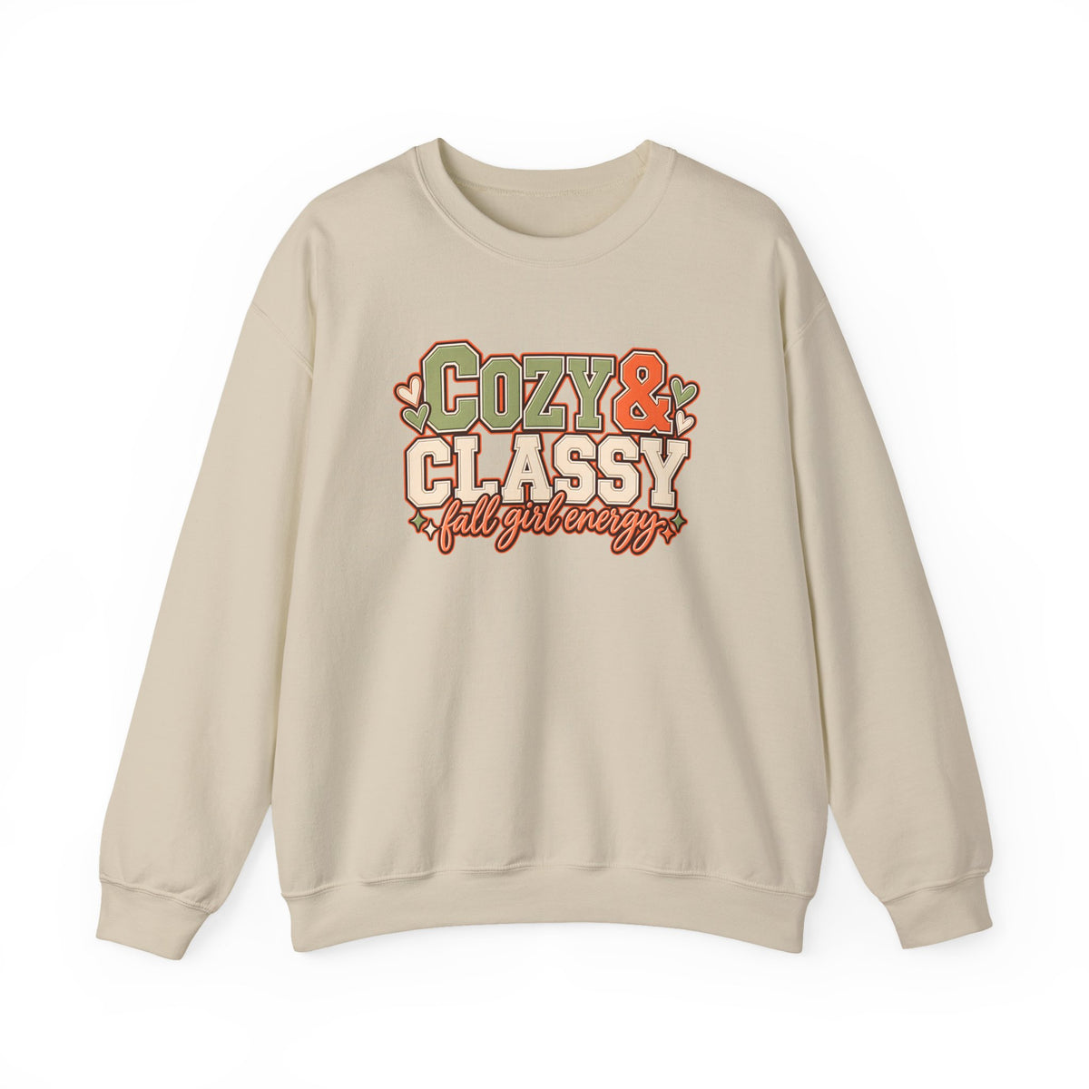 COZY & CLASSY FALL GIRL ENERGY SWEATER